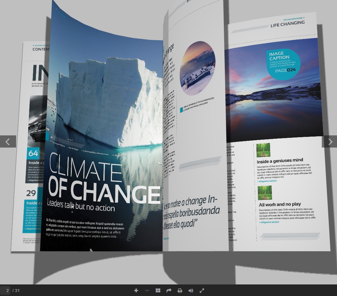 نمایش محتوای PDF با Real3D Flipbook