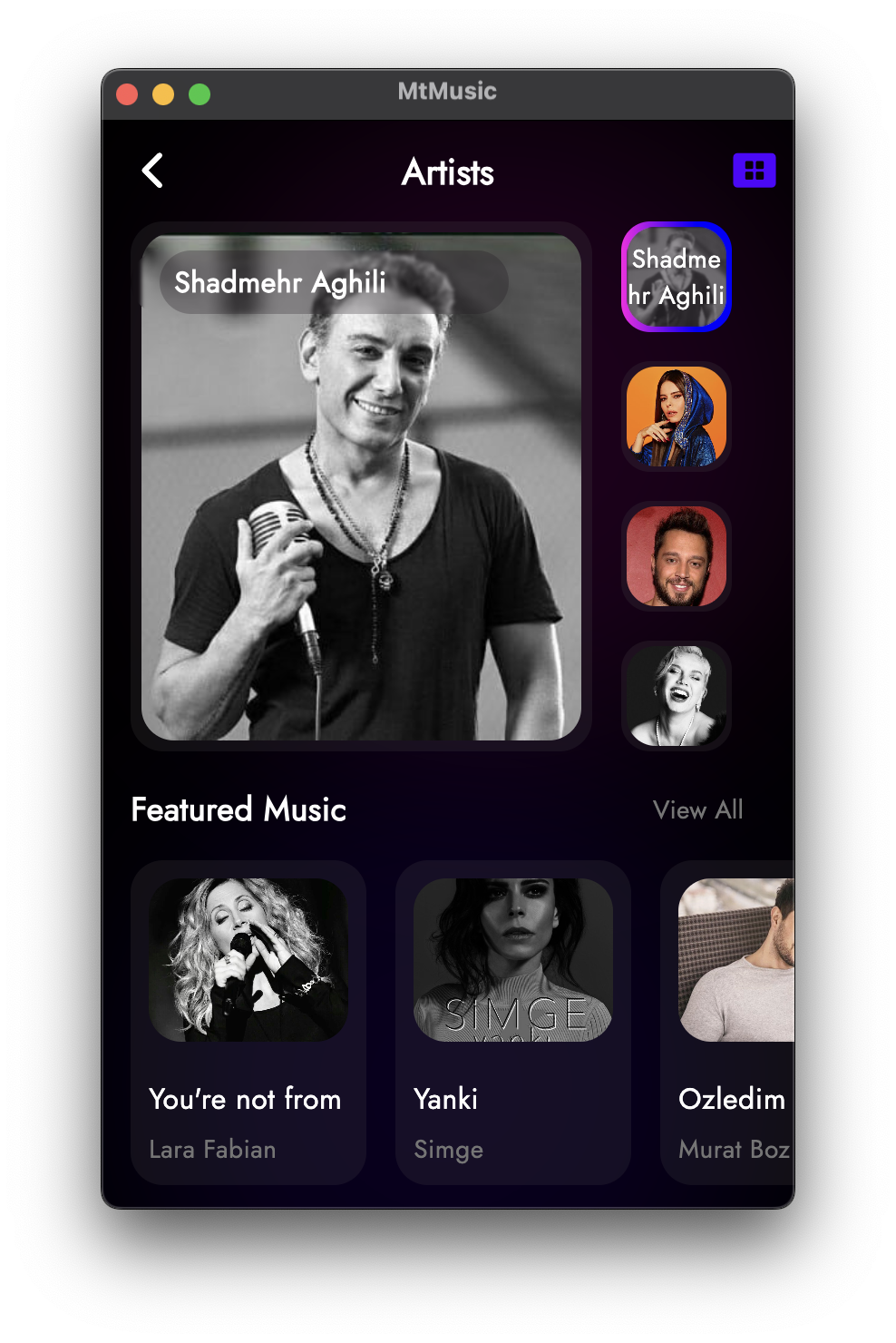 Music and Podcast Player MTMusic