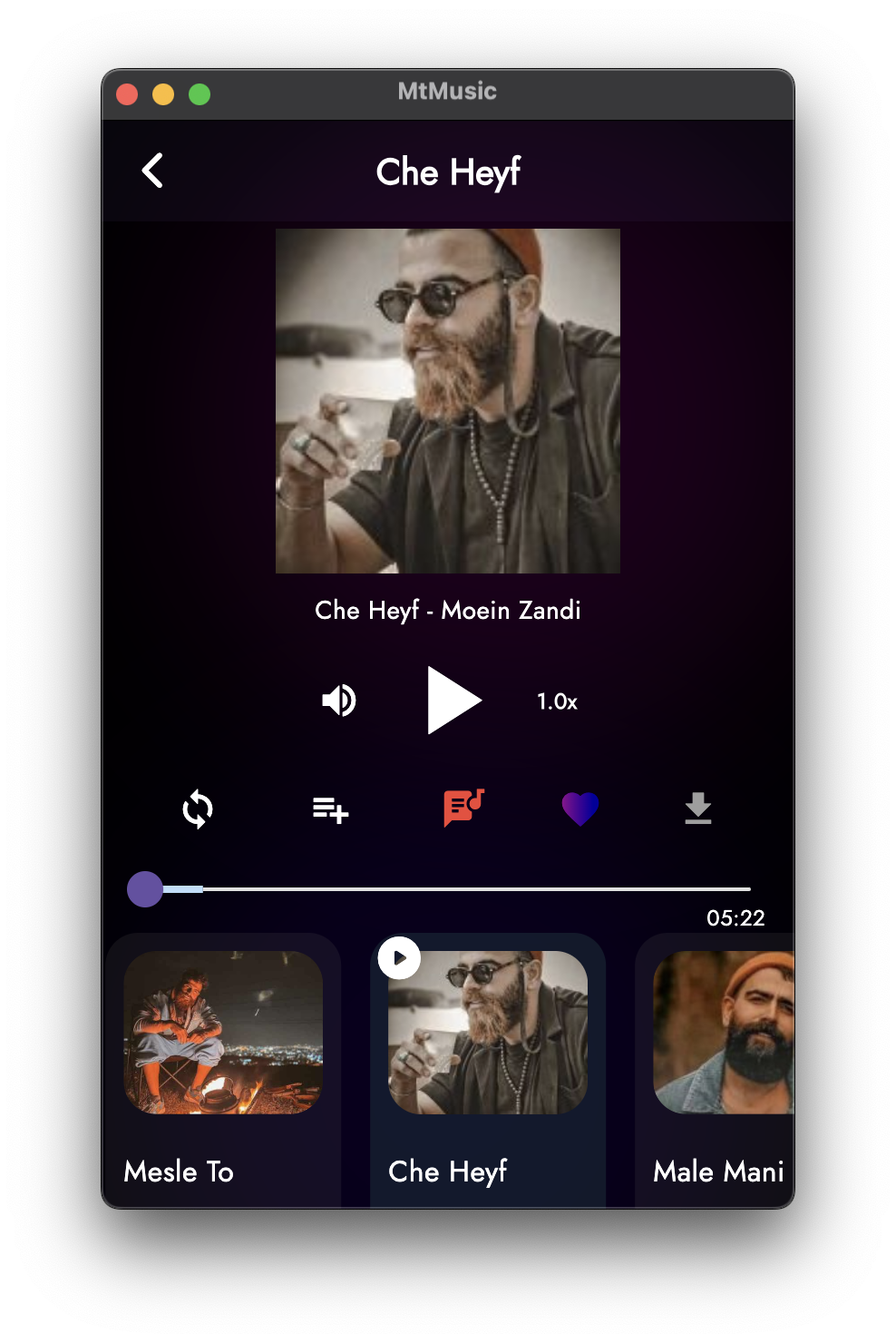 Music and Podcast Player MTMusic